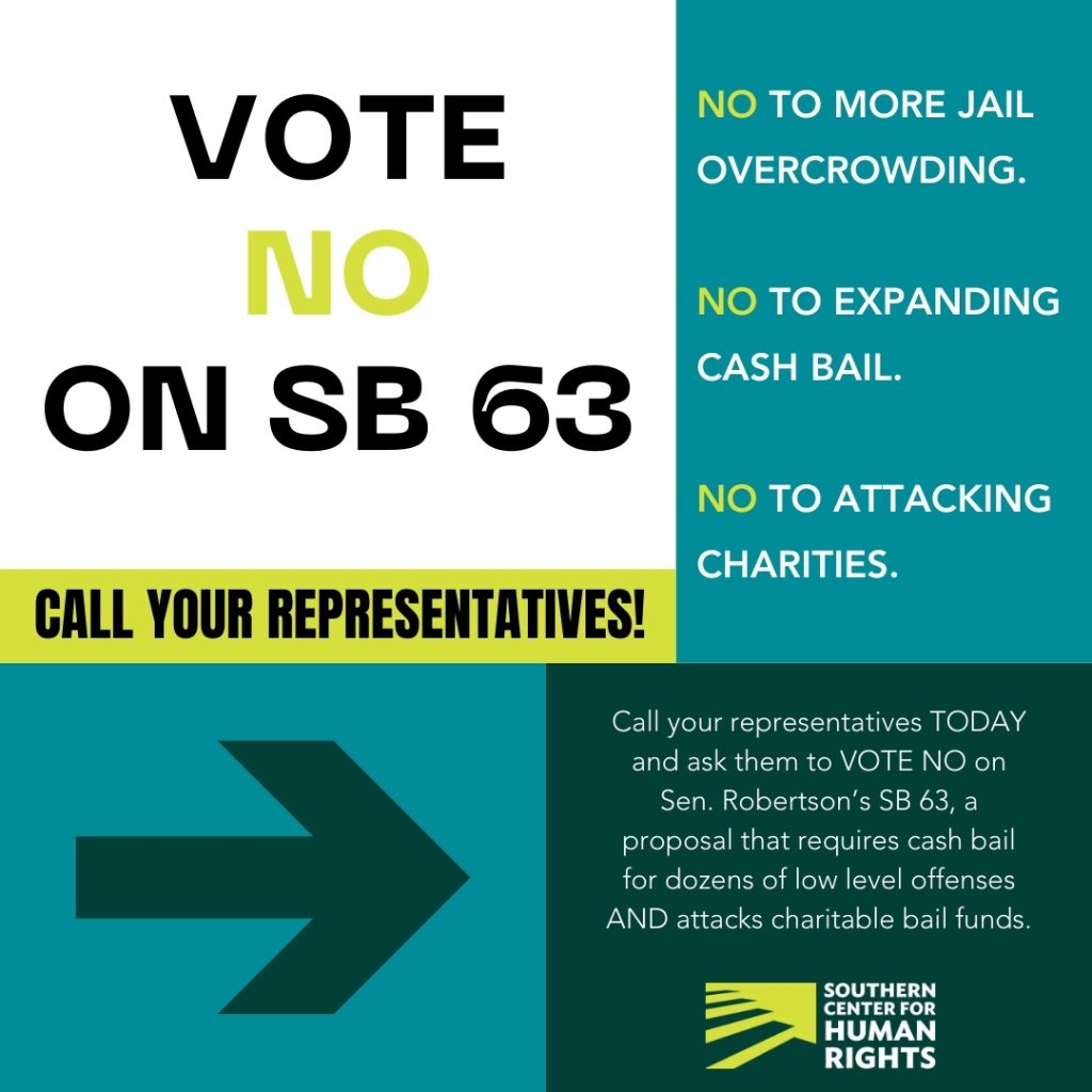 Georgia Senate Passes Regressive Bill Targeting Cash Bail and Community Support