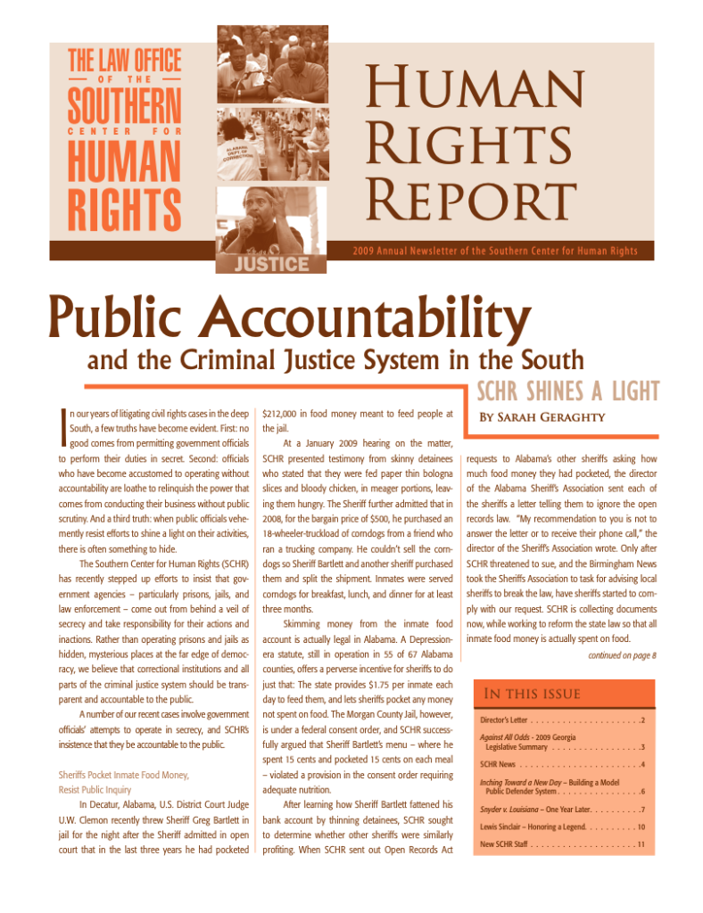 The Human Rights Report 2009
