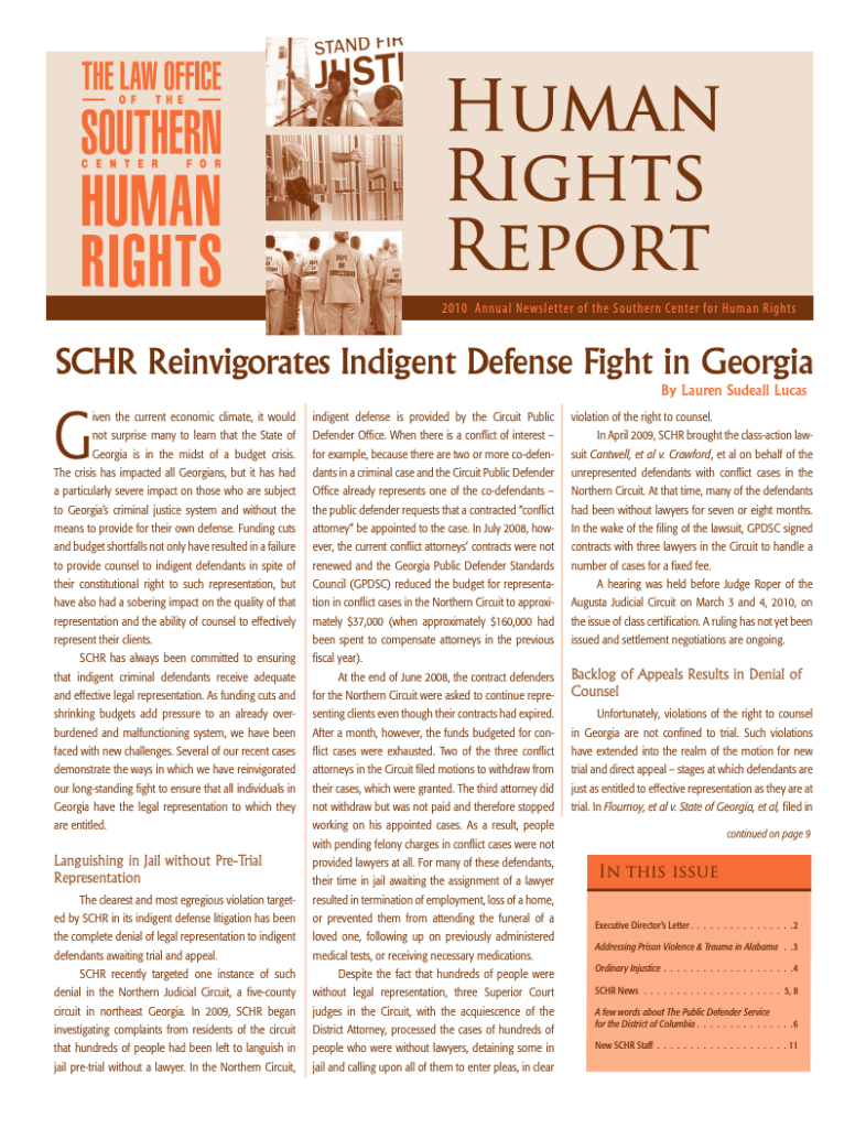 The Human Rights Report 2010