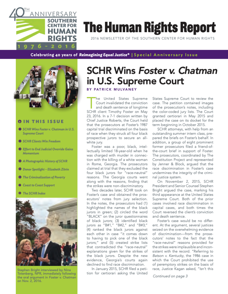 The Human Rights Report 2016